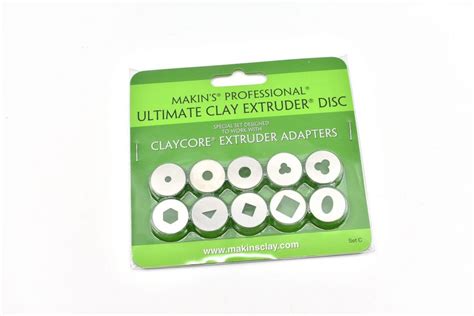 Makins Professional Ultimate Clay Extruder Disc Set C The Whimsical Bead