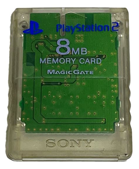 1 X Genuine Sony Magic Gate Ps2 Memory Card Playstation 2 8mb Scph 10020 Ebay