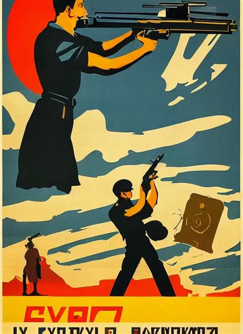 A Soviet Russia Propaganda Poster Of A Programmer Stable Diffusion