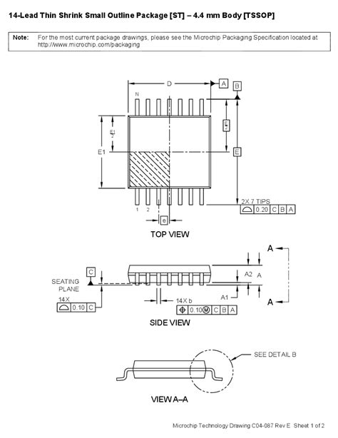 12 1 14 Pin TSSOP