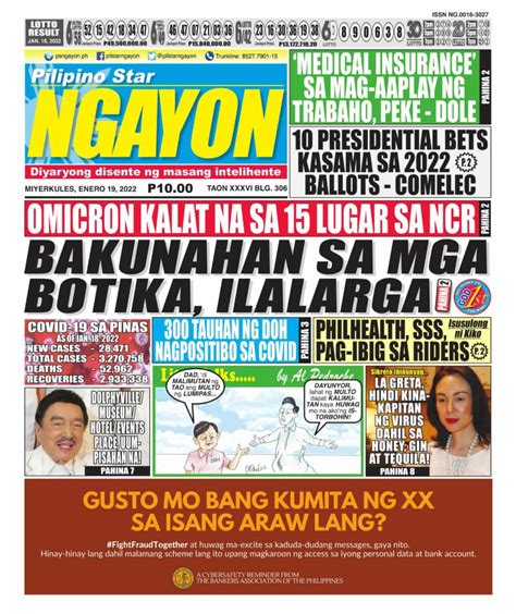 Pilipino Star Ngayon January Digital Discountmags Ca