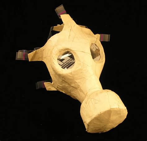 Masking Tape Gas Mask | TERRY BERLIER