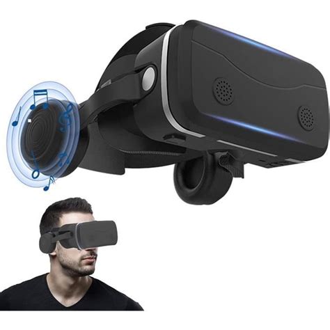 Lunettes Vr 3d Casques De Réalité Virtuelle Pour Pc Avec Lentille Hd Blue Light Casques Vr