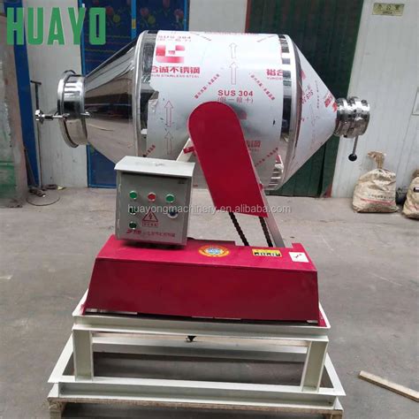 Electric Type Stainless Steel Drum Mixer Food Powder Mixer Chemical