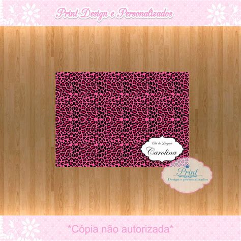 Jogo Americano Chá de Lingerie Oncinha Rosa Elo7