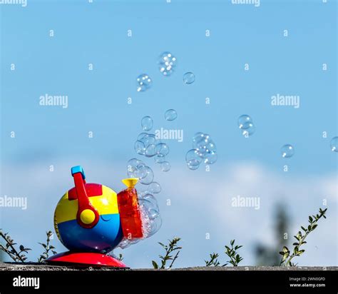 The Bubble Machine Stock Photo Alamy