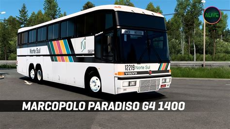 MARCOPOLO PARADISO G4 1400 ОБЗОР МОДА ДЛЯ ETS2 1 46 YouTube