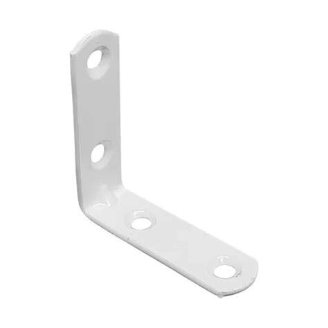 Cantoneira L Para Moveis 2 Pol 50 8mm Branco C 20 Peças