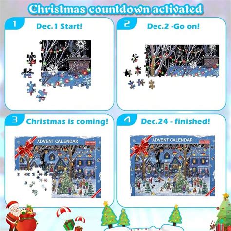 Puzzle Advent Calendar Christmas Advent Calendar Advent