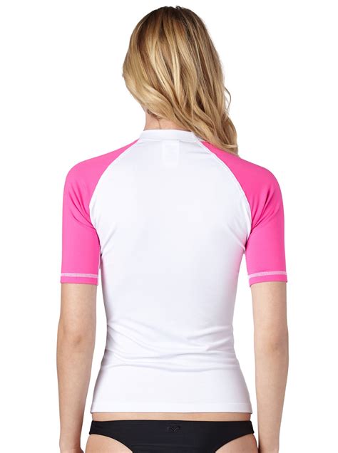 Perfect Stripe Short Sleeve Rashguard Roxy