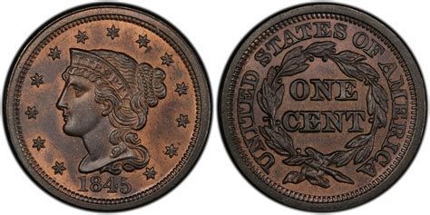 Images Of Braided Hair Cent C Rb Pcgs Coinfacts