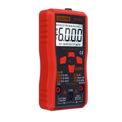 Smart M A Digital Multimeter Rms Auto Tester Professional Transistor