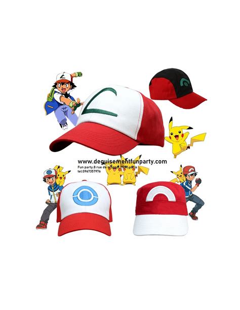 Casquette Sacha Pokémon Fun Party