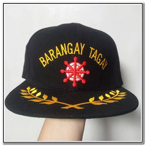 Barangay Tagay Tanod Embroidered Tahi Cap Vintage Baseball Fashion Hat