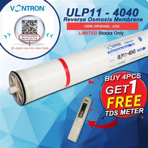 Vontron Reverse Osmosis Membrane Original And Legit Ulp