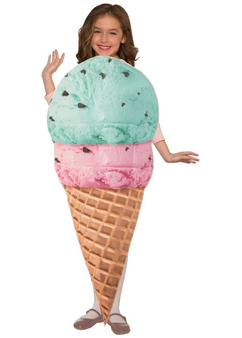 Girls Ice Cream Cone Costume - Food Costumes