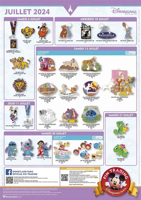 Disneyland Paris Pin Release Schedule For July 2024 Includes Aristocats