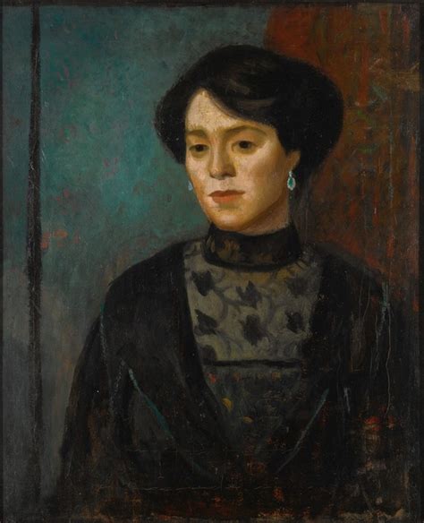 Portrait Of The Artists Sister Sophie By Mark Gertler Artvee