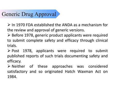 Abbreviated New Drug Application Anda Pptx