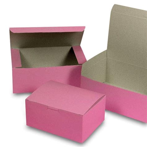 Wholesale Pink Bakery Boxes Quantity 250 Width 5 By Paper Mart