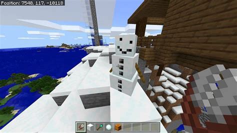 How To Make A Snowman In Minecraft And Its Uses