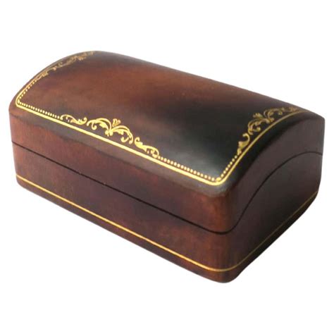 Italian Leather Jewelry Box For Sale At 1stdibs