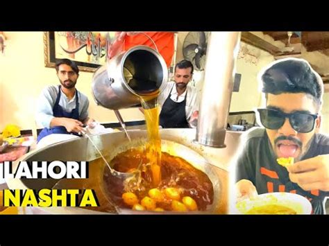 The Famous Lahori Breakfast Ustad Moota Murgh Chanay Recipe Lahori