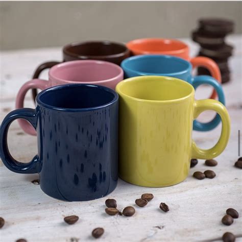 Kit Caneca Porcelana Colorida Ml Segunda Linha Shopee Brasil