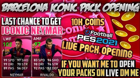 K Coins For Rated Iconic Neymar Huge Barcelona Iconic Pack