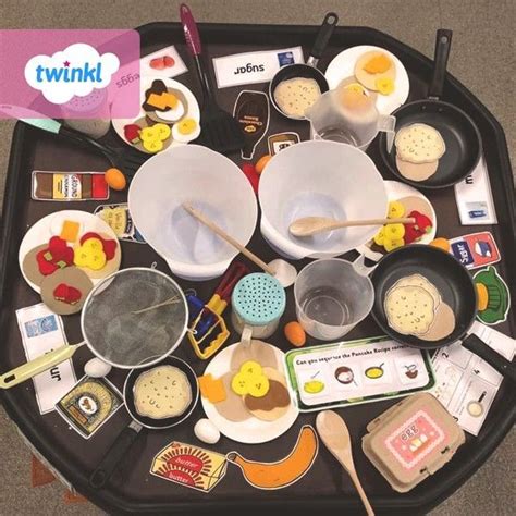 Pancake Day Tuff Tray Pancake Day Eyfs Activities Pancake Day