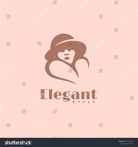 Elegant Woman Logo Design Template Vector Stock Vector Royalty Free