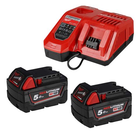 Milwaukee M18FPD2 502X 18V FUEL Brushless Percussion Drill With 2 X 5