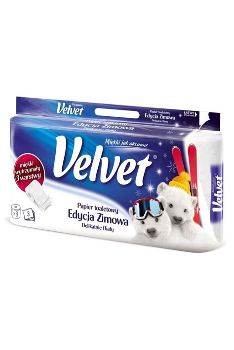 Velvet toaletní papír 8 rolí Winter Edition LacinaDrogerie cz