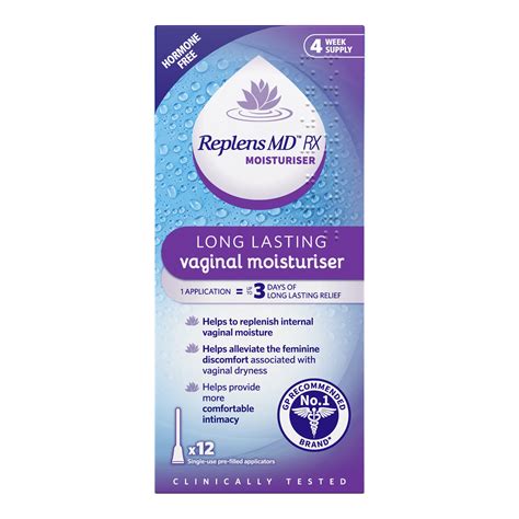 Buy Replens Longer Lasting Vaginal Moisturiser Symptomatic From