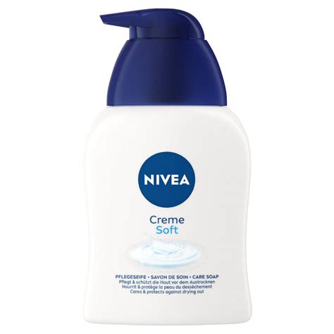 Nivea Creme Soft Pflegeseife 250 Ml Milde Und Cremige Flüssigseife Mit Mandel Öl Schützende