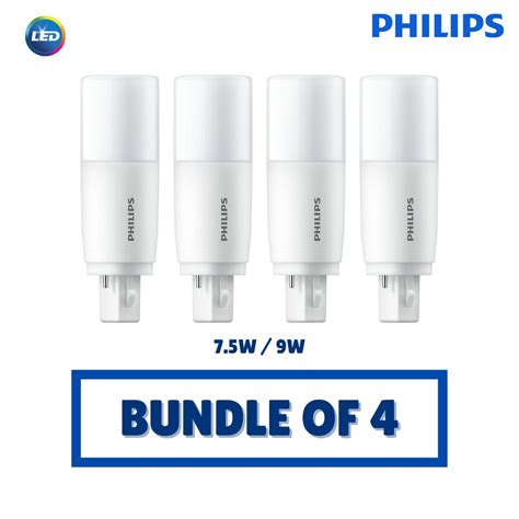 PHILIPS LED PLC 2 Pin Stick Bulb 7 5W 9W Warm White Cool White Cool