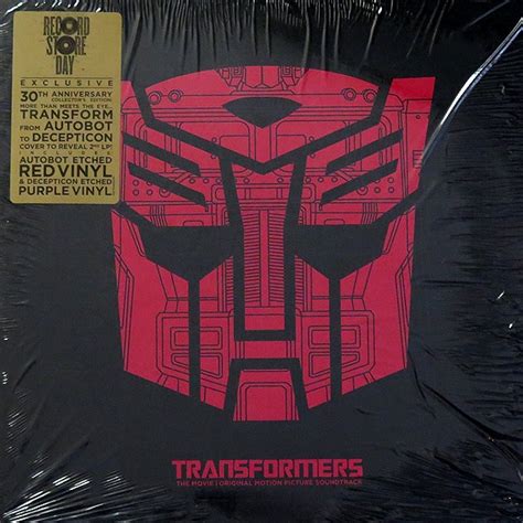 Transformers The Movie Original Motion Picture Soundtrack 2 X