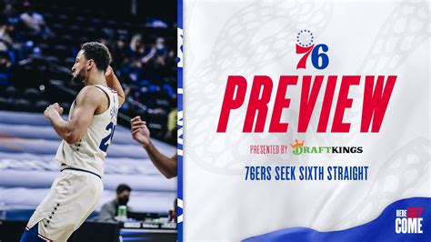 76ers Seek Sixth Straight NBA