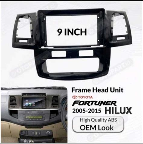 FRAME HEAD UNIT DOUBLE DIN ANDROID TOYOTA FORTUNER TOYOTA HILUX 9