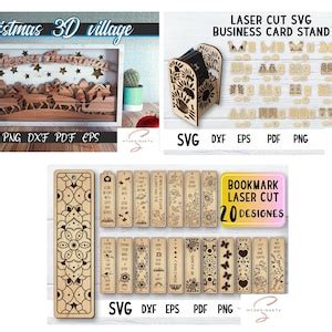 Laser Geschnitten Mega Bundle SVG CNC Dateien Gravur SVG Glowforge Cut