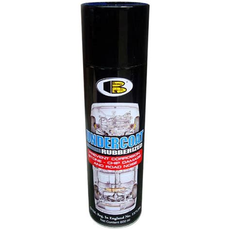 UNDERCOAT RUBBERIZED SPRAY BOSNY 600CC BLACK