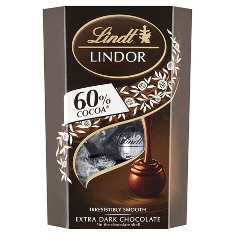 Praliny Z Gorzkiej Czekolady Lindt Lindor Extra Dark 60 Kakao 200 G