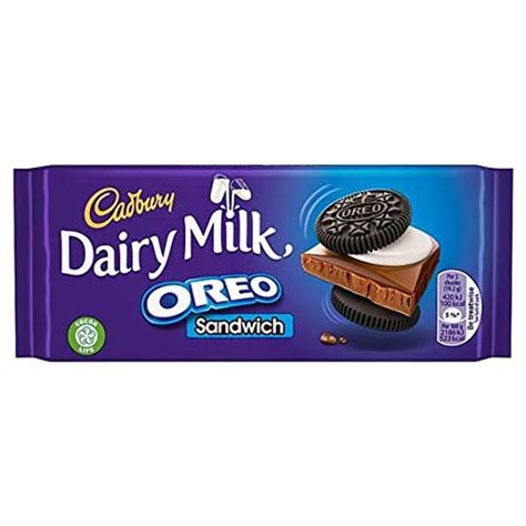 Cadbury Dairy Milk Oreo Sandwich Chocolate Bar 96 G Min 6 To Order £1