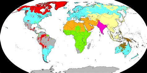 Race Map Of The World - zip code map