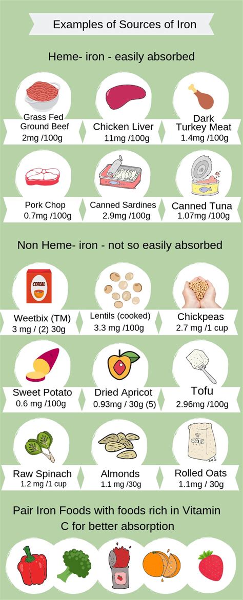 Iron Rich Foods For Kids Healthy Little Foodies