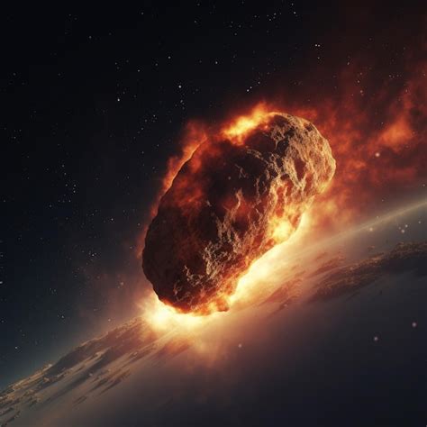 Asteroid Crashing Into Earth