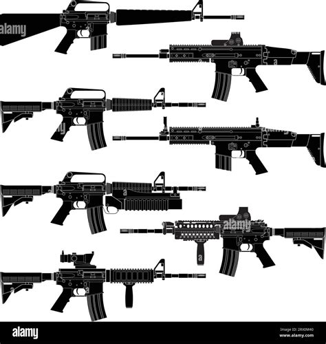 M4 Silhouette Vector