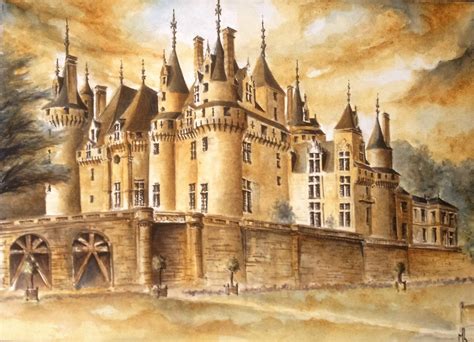 Peinture Chateau D Uss