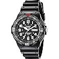 Amazon Casio EAW MRW 200H 1BV Men S MRW200H 1BV Black Resin Dive