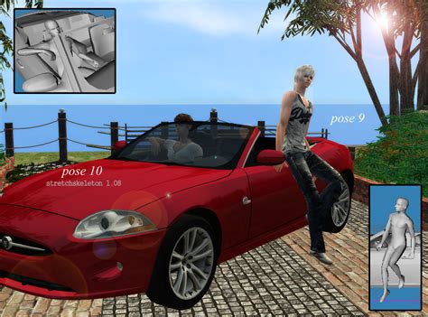 Yagisims Car Posehack By 앙이 Sims 4 Sims Car Poses